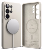 Ringke Silikona MagSafe Maciņš for Samsung Galaxy S26 Ultra - bēšs