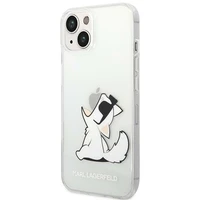 Karl Lagerfeld KLHCP14MCFNRC iPhone 14 Plus 6.7 "cietais apvalks caurspīdīgs/caurspīdīgs Choupette Jautrības