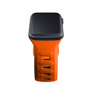 3mk silikona siksniņa Apple Watch, 38/40/41/42 mm, oranžs, mazais izmērs