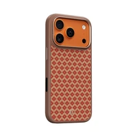 Benks Magnetic Armor Pro Armor Grid Kevlar Case Metal Frame 600D (YB70) priekš Iphone 17 Pro Max orange