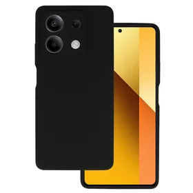 Silikona vieglais viedtālruņa apvalks Xiaomi Redmi Note 13 5G melns