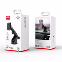 XO turētājs automašīnai C83 magnēts melns ar piesūcekni