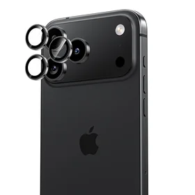 Benks Grūdinātais stikls DR Sapphire Objektīva aizsargstikls kamerai Iphone 17 Pro/17 Pro Max (3 gab.) melns