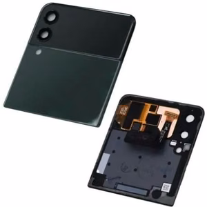 LCD ekrāns Samsung F711 Z Flip3 5G ar skārienjutīgo ekrānu un rāmi (Ārējais) melns oriģināls (lietots Grade B)