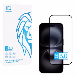 Tempered glass Tel Protect 10X AR 3.0 AntiReflective Titanium forIphone 16 (envelope)