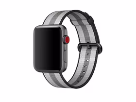 Siksniņa APPLE WOVEN NYLON APPLE WATCH MQVR23ZM/A 42MM melns ORIĢINĀLAIS IEPAKOJUMS