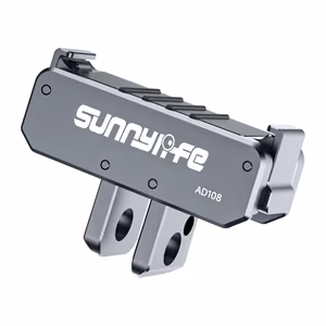 Sunnylife alumīnija divvirzienu stiprinājuma adapteris Osmo Nano / Action 6