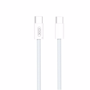 XO kabelis NB-Q260B PD USB-C - USB-C 1,5m balts 60W