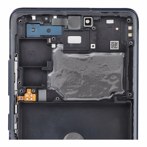 Komplekts LCD ekrāns SAMSUNG S20 FE 4G 5G GH82-24219A zils