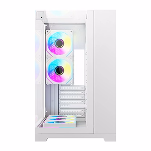 Computer case DarkFlash TH285 PLUS + 8 fans (white)