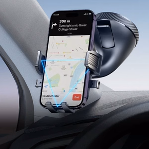 Auto turētājs Joyroom "JR-OK6" Melns (nav magnētisks / lipīgs paliktnis)