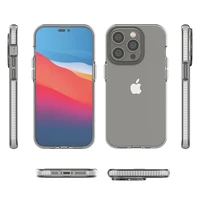 Spring Case viedtālruņa apvalks iPhone 14 Pro silikona apvalks ar rāmi gaiši zils