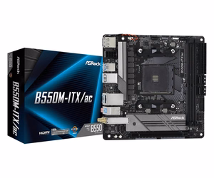 Asrock B550M-ITX/ac mātesplate Socket AM4 mini ITX AMD B550