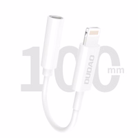 Dudao audio adapteris austiņu adapteris no Lightning uz 3.5 mm mini ligzdu balts (L16i white)