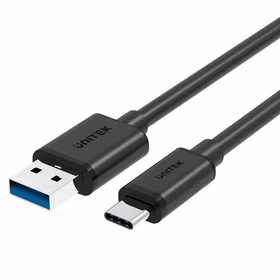 UNITEK Y-C474BK USB cable USB 3.2 Gen 1 (3.1 Gen 1) 1 m USB A USB C melns