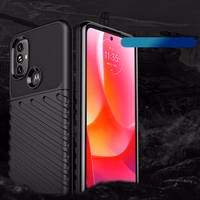 Thunder apvalks elastīgs bruņu Motorola Moto G Power 2022 melns