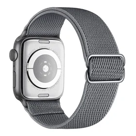DUX DUCIS elastīga pītā siksniņa MIXTURE PRO Apple Watch 42 / 44 / 45 / 49 mm, tumši zila