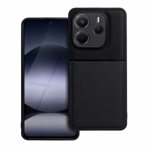 NOBLE viedtālruņa apvalks XIAOMI Redmi Note 14 4G (GLOBAL - 163,25mm x 76,55mm x 8,16mm) melns