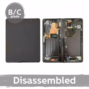 LCD displejs saderīgs ar Samsung F946 Z Fold5 ar rāmi / Icy Blue / (8.5/10 lietots)