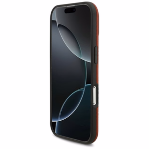 BMW M FW Metal Logo MagSafe futrālis iPhone 17 - Sarkans