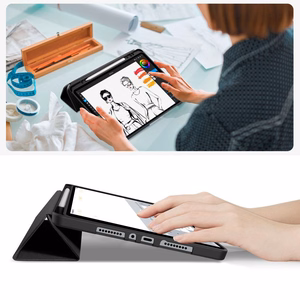 TechProtect SmartCase Pen macins priekš Xiaomi Poco Pad M1 / Redmi Pad 2 Pro 12.1 - Melns