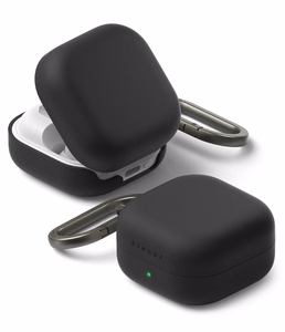 Ringke Silicone maciņš priekš Samsung Galaxy Buds 4 / 4 Pro melns