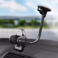 FORCELL F-GRIP Oval 27 cm auto turētājs vējstiklam / paneļim / ventilācijas atverei melns