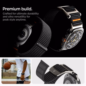 Siksniņa SPIGEN DURAPRO FLEX SAMSUNG GALAXY WATCH ULTRA (47 MM) melns