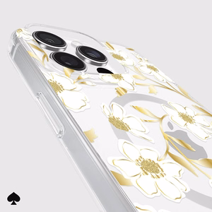 Kate Spade New York Protective Gems MagSafe - Case for iPhone 16 Pro Max (Sunshine Floral)