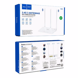Wireless router WiFi 4 Hoco (HI30) White