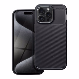 Case for iPhone 15 PRO MAX Carbon Premium black