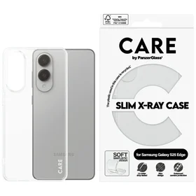 CARE by PanzerGlass Fashion X-Ray viedtālruņa apvalks Samsung Galaxy S25 Edge – caurspīdīgs