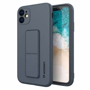 Wozinsky Kickstand Case silikona maciņš ar statīvu Xiaomi Redmi 10X 4G / Xiaomi Redmi Note 9 zils