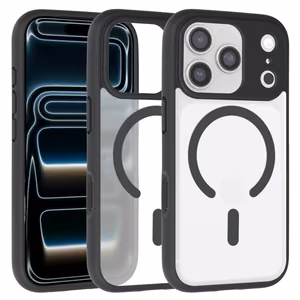 Силиконовый чехол Liavec для iPhone 17 Pro чёрный