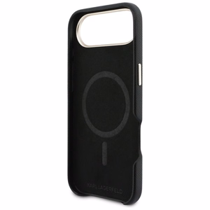 Karl Lagerfeld Karl Head MagSafe futrālis ar Karl Head logotipu iPhone Air - Melns