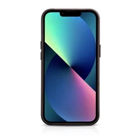 iCarer Oil Wax Premium ādas apvalks iPhone 14 Plus Magnētiskais ādas apvalks ar MagSafe Brūns (WMI14220703-BN)