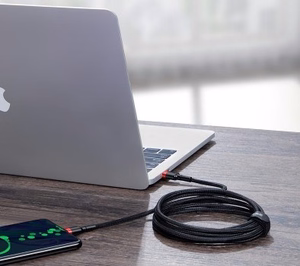 Baseus kabelis Cafule PD USB-C - USB-C 2,0 m 5A sarkans-melns 100W