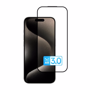 Tempered glass Tel Protect 10X AR 3.0 AntiReflective Titanium forIphone 15 Pro