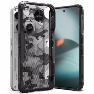 Ringke Fusion X viedtālruņa apvalks Nothing Phone 3 - pelēks un melns