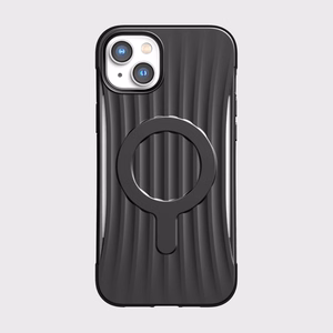 Raptic X-Doria Clutch viedtālruņa apvalks iPhone 14 Plus ar Magnētisko melnu aizmugurējo pārklājumu