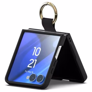 Mercury Gold Ring maciņš Samsung Galaxy Z Flip7, melns