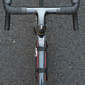 Rockbros G002 Flash Journey trīsstūra velosipēda rāmja soma, 1.4L – krāsa: sarkana