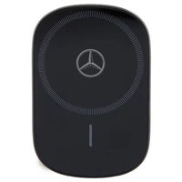 Mercedes MEWCCGSLK 15W indukcijas turētājs ventilācijas atverei/stiklam melns/melns Silver Stars MagSafe