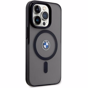 BMW IML Signature magnētiskais viedtālruņa apvalks iPhone 15 Pro - melns
