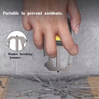 Mini lukturītis LED atslēgu piekariņš W5138 Type C ar 4 skrūvgrieža uzgaļiem un trijkāji