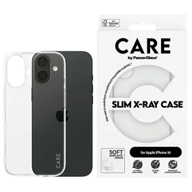 CARE by PanzerGlass X-Ray Soft Basic viedtālruņa apvalks iPhone 16 6.1" caurspīdīgs 1441