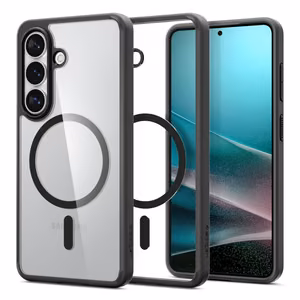 Spigen Ultra Hybrid Mag MagSafe Maciņš for Samsung Galaxy S26 - Clear melns