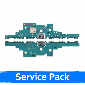 Charging Port Saderīgs ar Samsung T976 / T970 Tab S7 Plus Ar Flex / Plata 100% Original (Service Pack)