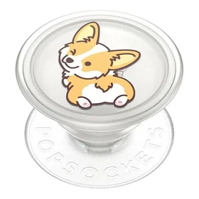 Popsockets PlantCore Grip Cheeky Corgi telefona turētājs un statīvs