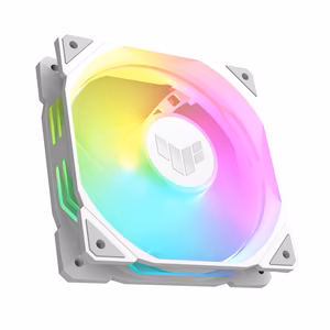 ASUS TUF GAMING TR120 ARGB REVERSE 1 gab. balts datora korpusa gaisa dzesētājs 12 cm